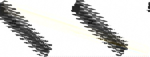 #8-32 UNC, H2, 3 Flute, Bottoming Chamfer, Bright Finish, High Speed Steel Hand STI Tap